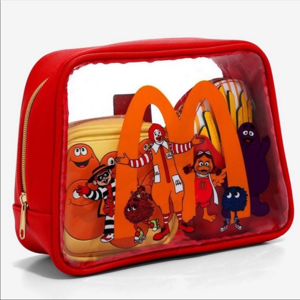 NWT McDonald McDonaldland Character Cosmetic Bag Set BoxLunch E… - Picture 2 of 3